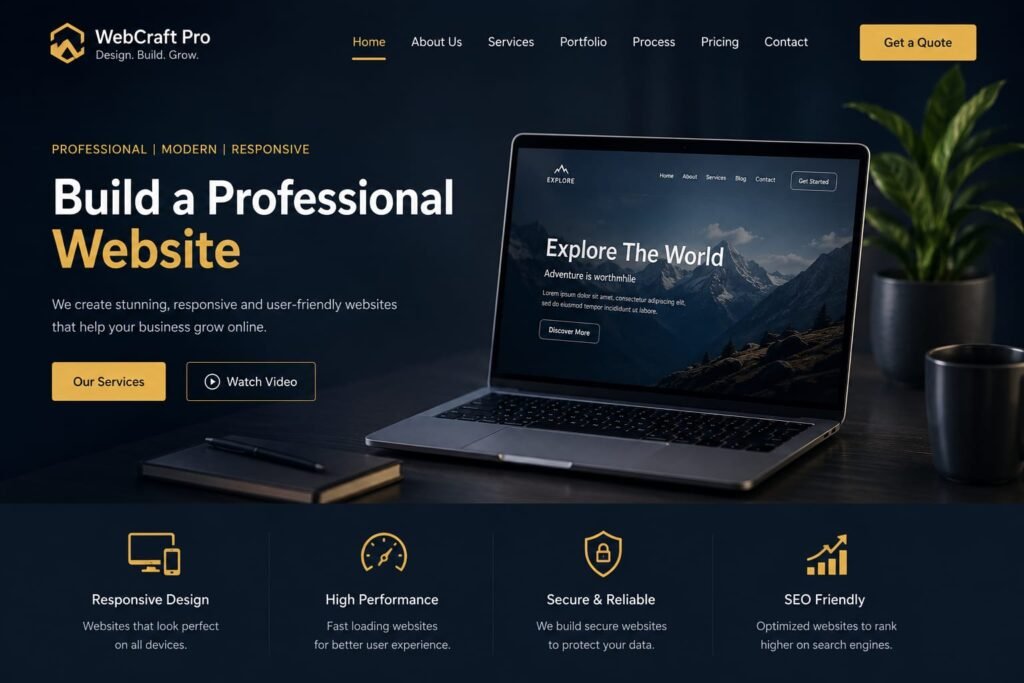  Build a Professional Website