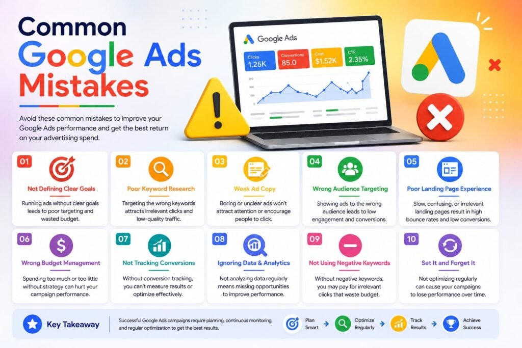 Common Google Ads Mistakes