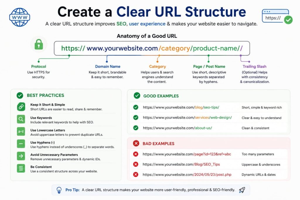 Create a Clear URL Structure