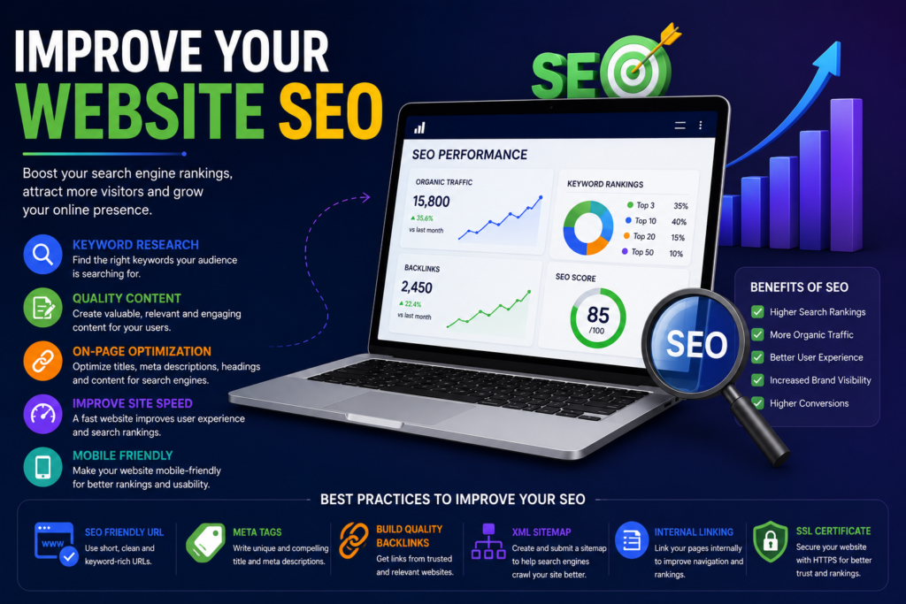 1. Improve Your Website SEO