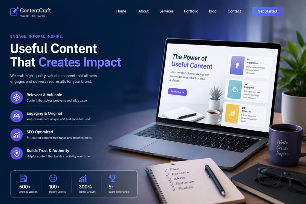 create useful content