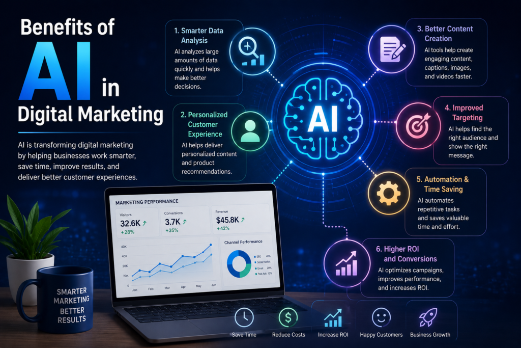 Benefits of AI in Digital Marketing